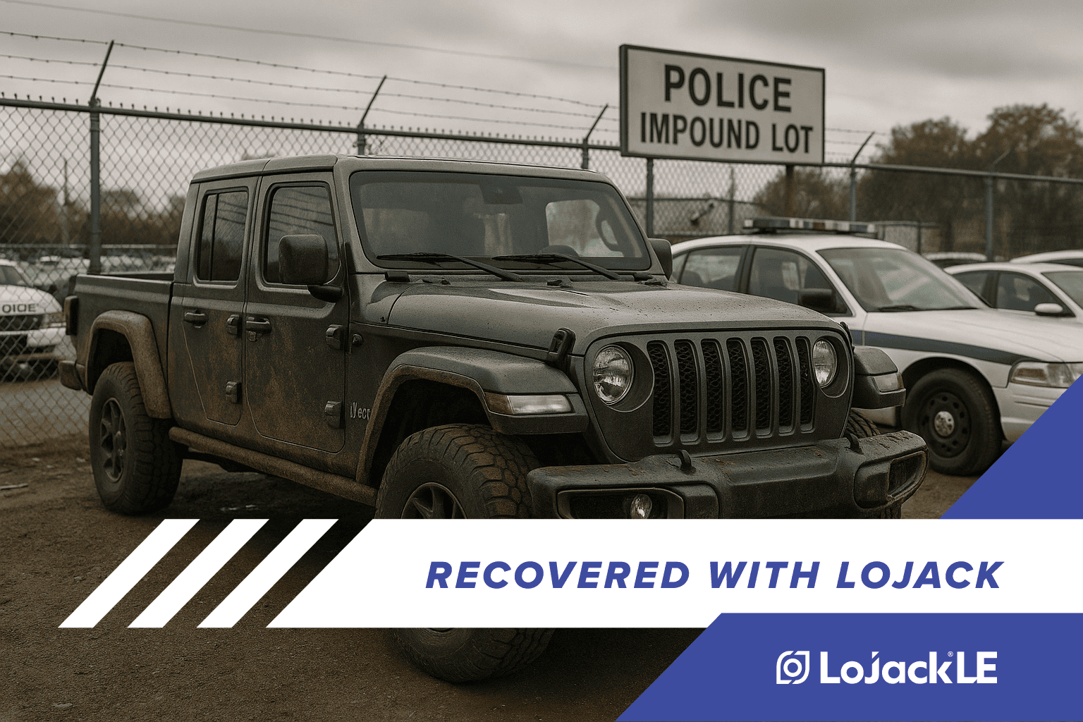 LoJack GPS System Enables Cross Border Recovery Of Stolen 2021 Jeep 