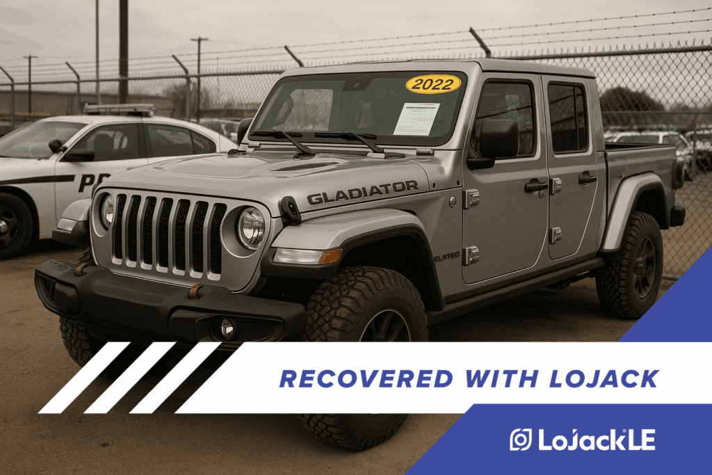 LoJack Technology Leads to Dramatic Cross-Border Recovery of Stolen 2022 Jeep Gladiator