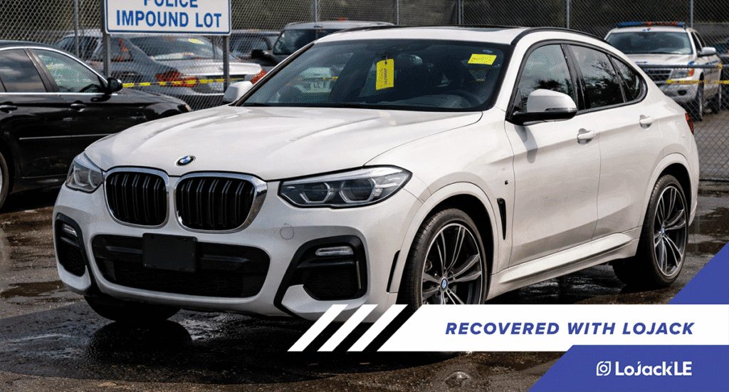 LoJack GPS Tracking System assists the New Jersey State Police Auto Theft Task Force with the Recovery of a 2021 BMW X4