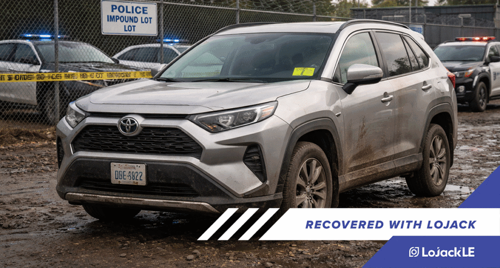LoJack assists Dallas Police Department with the recovery of a Toyota Rav4