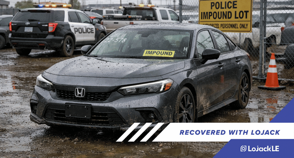 LoJack assists Austin Police Department with the recovery of a Honda Civic
