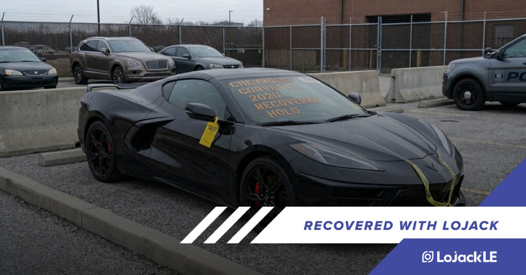 LoJack assists Jackson County Sheriff’s Office with the recovery of a Chevrolet Corvette