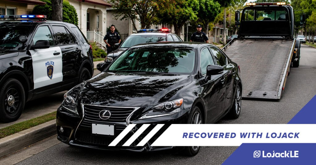 LoJack assists Alameda County Auto Theft Task Force with the recovery of a Lexus IS
